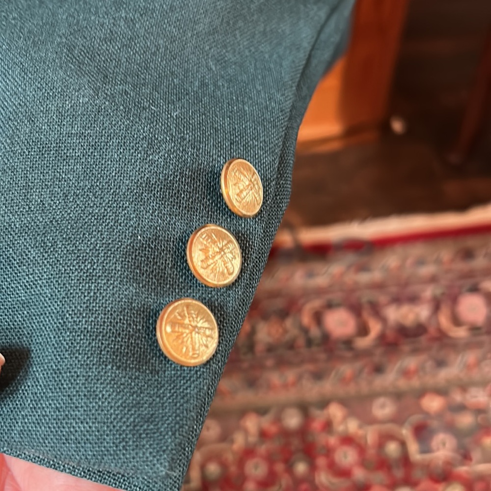 Men’s vintage Churchill Downs green wool blazer by Dawahares. Kentucky Derby 🐎 - Picture 9 of 11